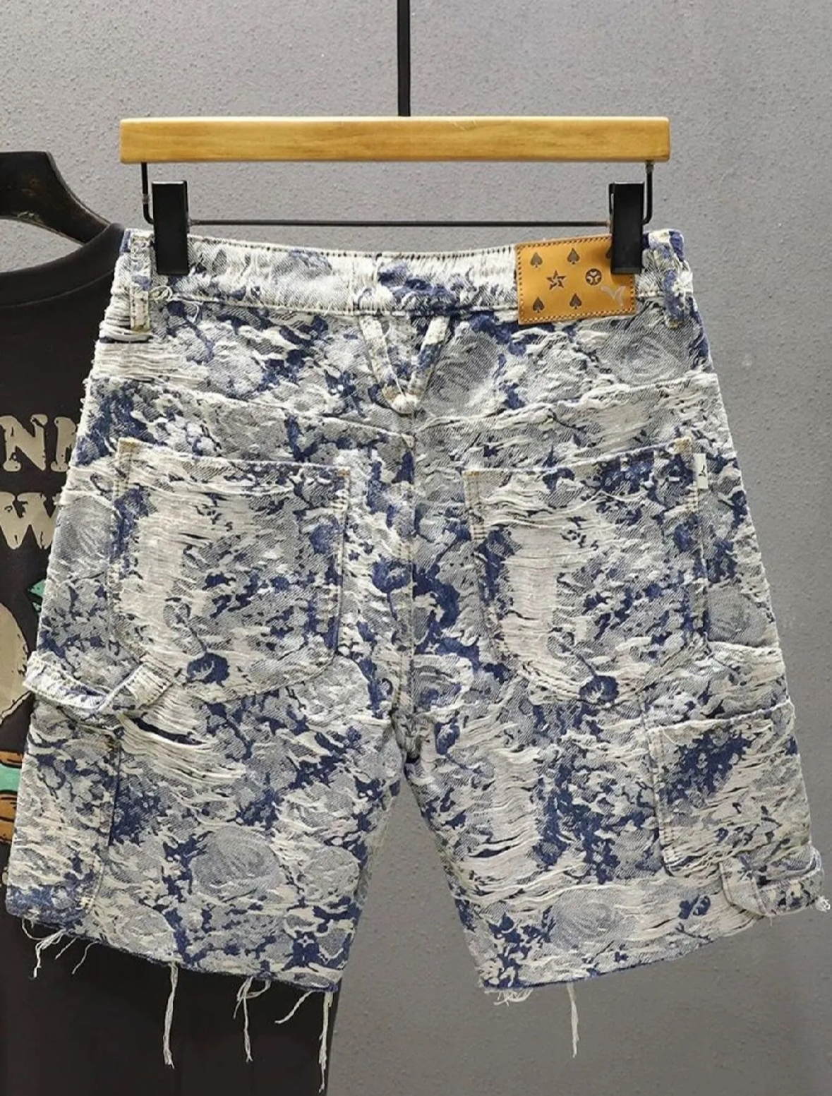 Frayed Denim Street Shorts